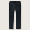 Jeans slim fit da uomo in denim elasticizzato indaco scuro