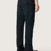 Jeans slim fit da uomo in denim elasticizzato indaco scuro