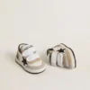 Junior June in nappa con inserti in pelle scamosciata e stella in pelle nera