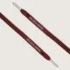Lacci Burgundy LTD con cuori ricamati e logo a contrasto