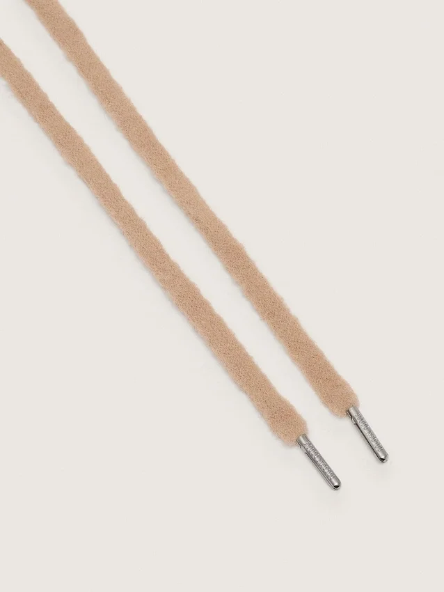 Lacci gonfi color beige