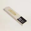 Lacci in cotone color viola invecchiato con puntale con logo