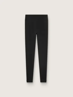 Leggings sportivi da donna neri a vita alta