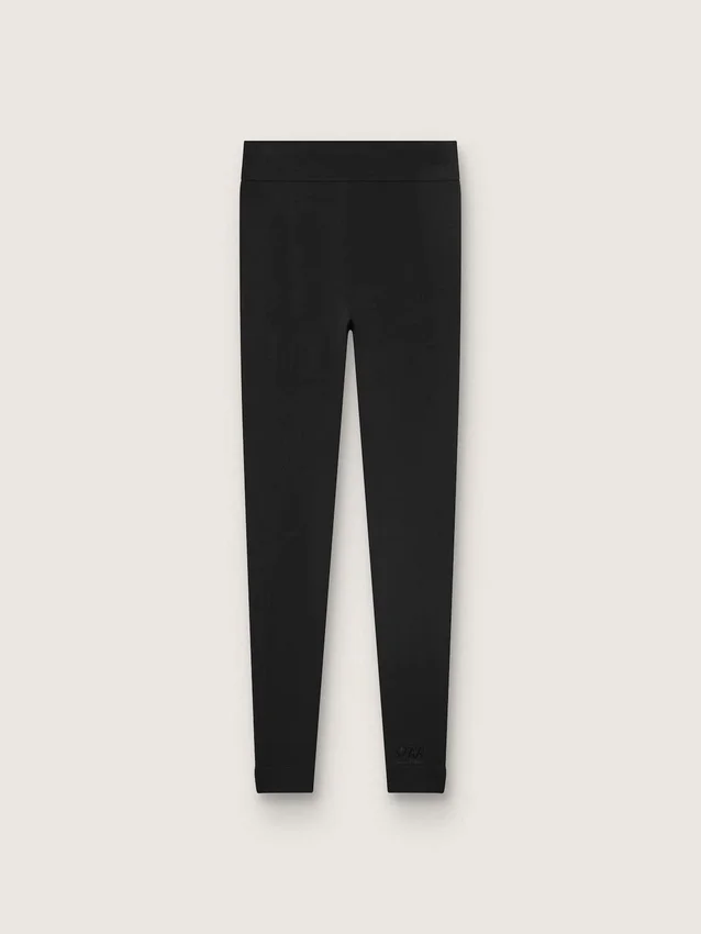 Leggings sportivi da donna neri a vita alta