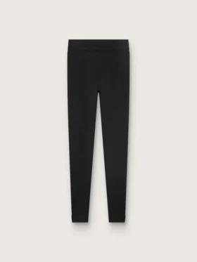 Leggings sportivi da donna neri a vita alta