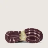 Lightstar CNY da donna in rete bianca e pelle con stella in TPU rosso vino