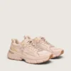 Lightstar da donna con tomaia in pelle rosa e mesh e stella rosa