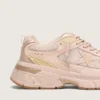 Lightstar da donna con tomaia in pelle rosa e mesh e stella rosa
