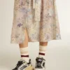 Lightstar da donna in pelle bianca e rete nera con stella in TPU nera