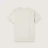 Maglietta da bambino Journey in jersey di cotone bianco con logo