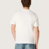 Maglietta da uomo in jersey di cotone bianco vintage