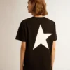 Maglietta della Star Collection con logo e stella bianchi a contrasto