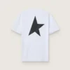 Maglietta della Star Collection con logo e stella neri a contrasto