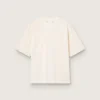 Maglietta in bianco invecchiato con logo rovesciato sul retro - Capsule in jersey