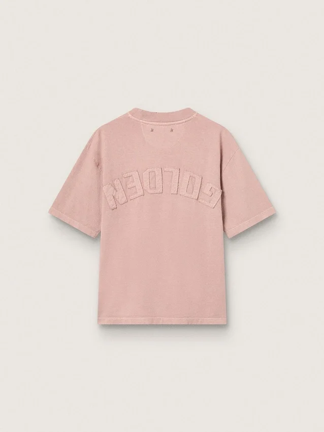 Maglietta rosa cipria con logo rovesciato sul retro - Capsule Jersey