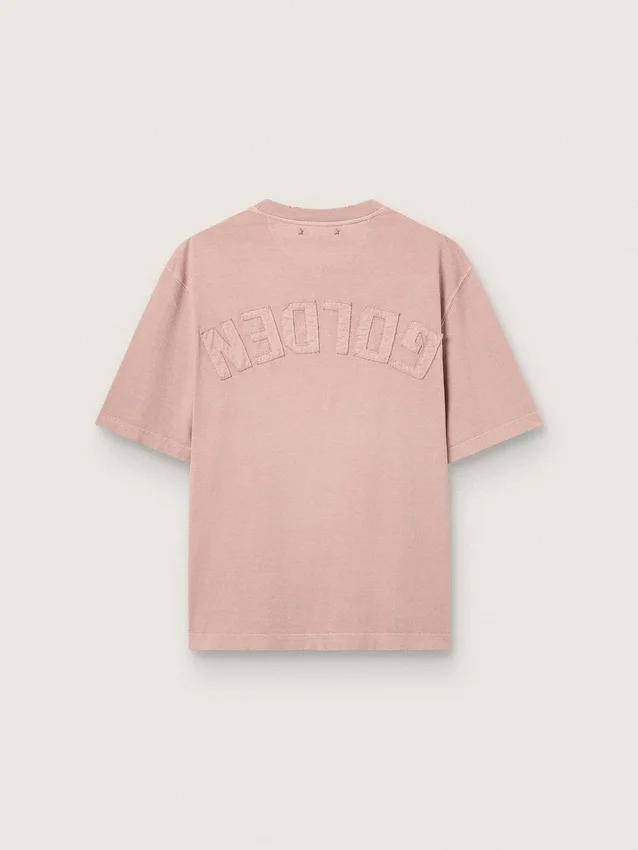 Maglietta rosa cipria con logo rovesciato sul retro - Capsule Jersey