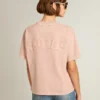Maglietta rosa cipria con logo rovesciato sul retro - Capsule Jersey