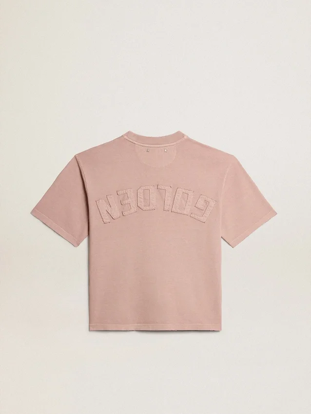 Maglietta rosa cipria con logo rovesciato sul retro - Capsule Jersey