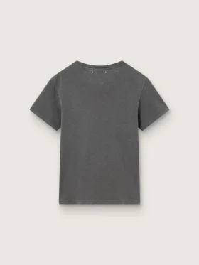 Maglietta slim fit dall’effetto consumato in grigio antracite