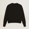 Maglione da donna a girocollo in lana nera