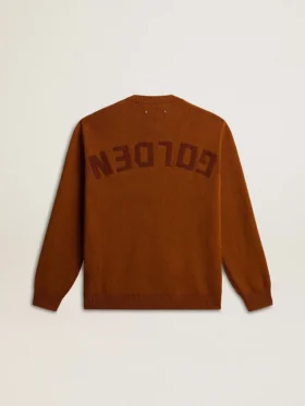 Maglione da uomo a girocollo con logo sul retro
