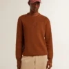 Maglione da uomo a girocollo con logo sul retro