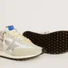 Marathon da donna con tomaia in nylon bianco e stella argentata