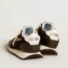 Marathon da donna con tomaia in nylon nero e stella bianca
