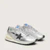 Marathon da donna con tomaia in nylon ripstop argento e stella nera