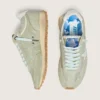 Marathon da donna in nylon verde salvia con stella bianca