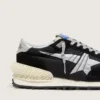 Marathon da donna con tomaia in nylon ripstop nero e stella argentata