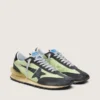 Marathon da donna con tomaia in nylon verde e stella nera