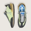 Marathon da donna con tomaia in nylon verde e stella nera