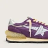 Marathon da donna con tomaia in nylon viola e stella bianca