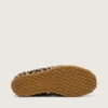 Marathon Speed da uomo in pelle di pony beige e nera con stampa leopardata e stella in pelle nera