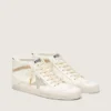 Mid Star con stella e linguetta sul tallone in pelle scamosciata con cristalli Swarovski