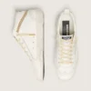 Mid Star con stella e linguetta sul tallone in pelle scamosciata con cristalli Swarovski