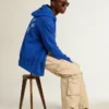 Mid Star con stella in pelle verde e striscia in pelle blu