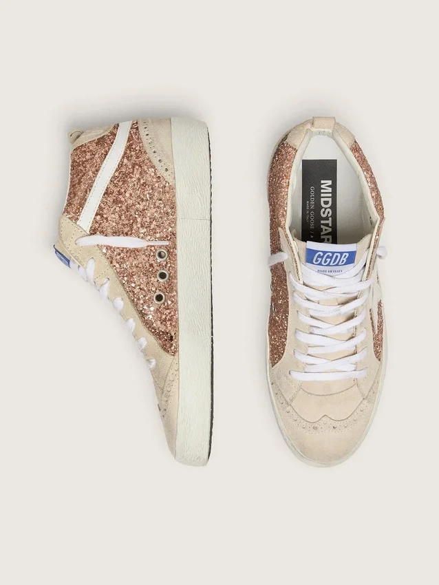 Mid Star da donna con glitter rosa