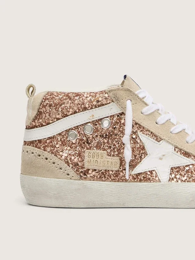 Mid Star da donna con glitter rosa