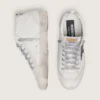 Mid Star da donna con linguetta laminata sul tallone e lacci glitterati