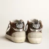 Mid Star da donna in pelle di pony con stampa leopardata e stella nera
