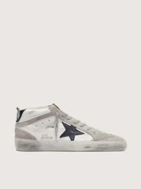 Mid Star da uomo bianche con stella nera