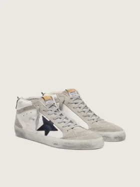 Mid Star da uomo bianche con stella nera