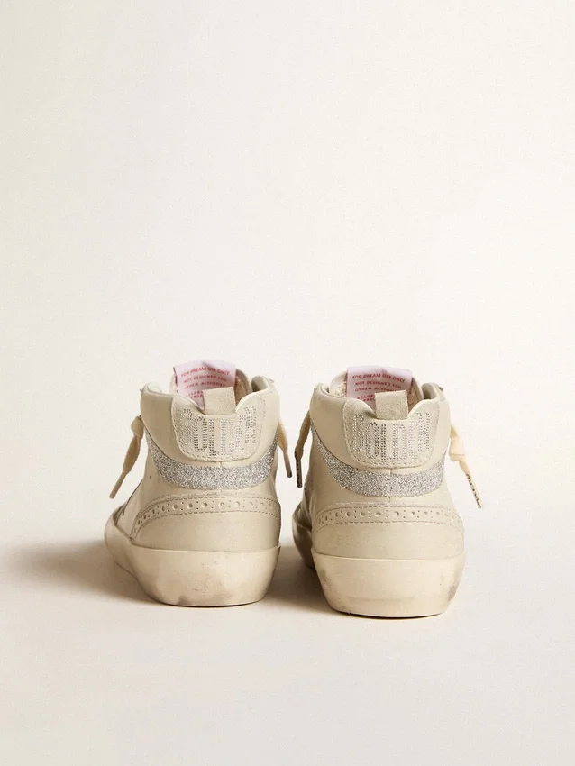 Mid Star LTD da donna con stella in pelle color bronzo e decorazione “flash” in cristalli Swarovski