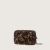 Mini Star Bag in pelle di pony con stampa animalier e stella tono su tono