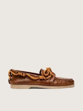 Mocassini Cruise da uomo in pelle color tabacco