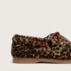 Mocassini Young Cruise in pelle di pony con stampa leopardata