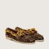 Mocassino Cruise da uomo in pelle di pony con stampa leopardata