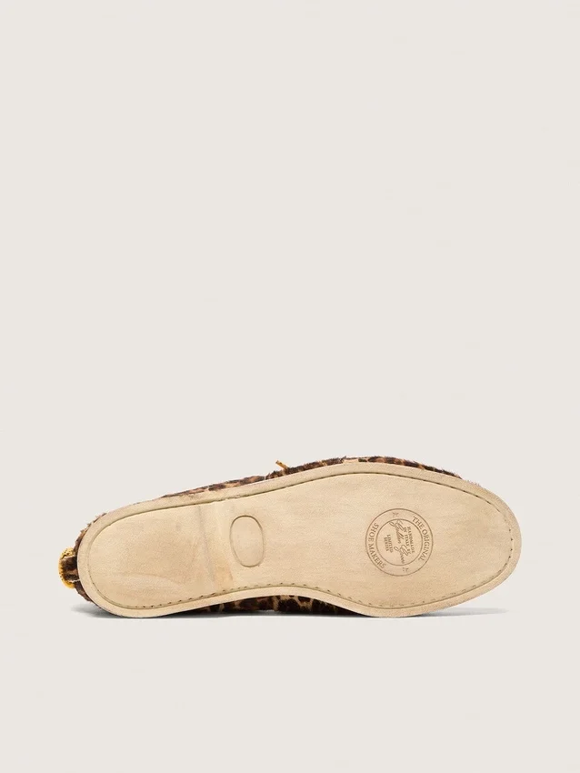 Mocassino da donna Cruise in pelle di pony con stampa leopardata